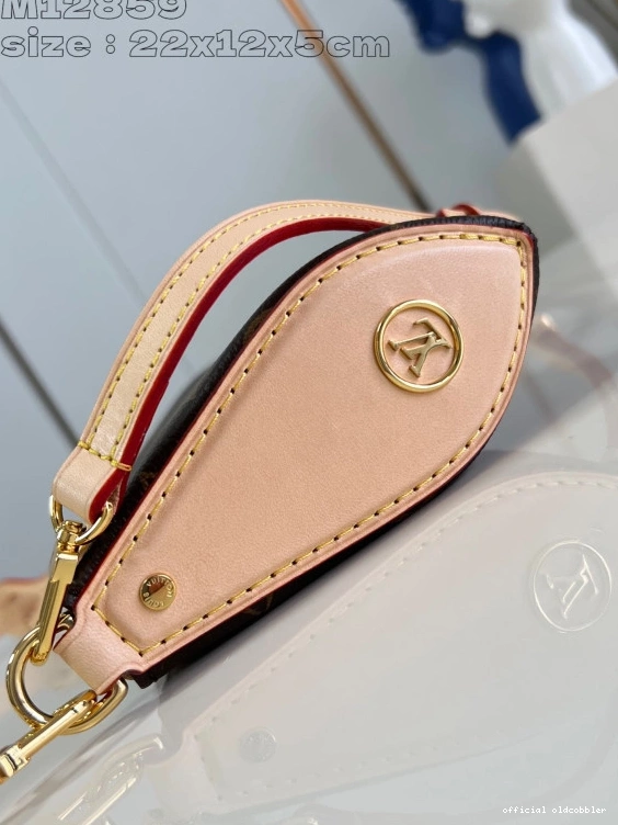 Official oldcobbler 12 x5.5CM Pochette Tirette - x 22 VUITTON LOUIS 0810